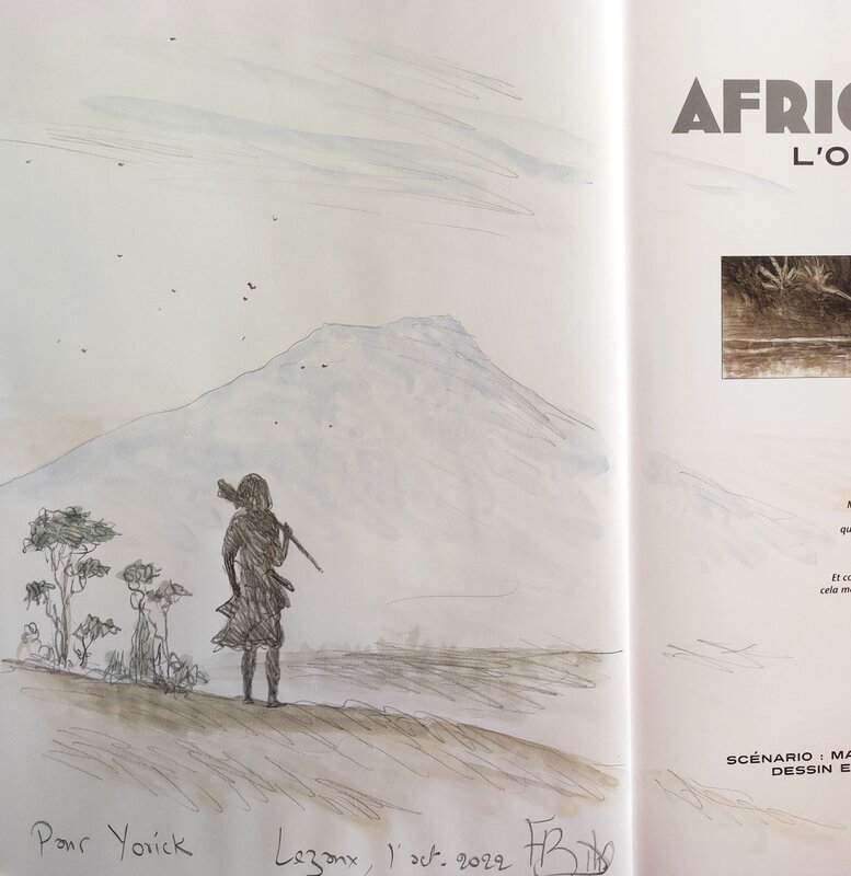 Frédéric Bihel, Africa Dreams-T.1 L'ombre du roi - Sketch