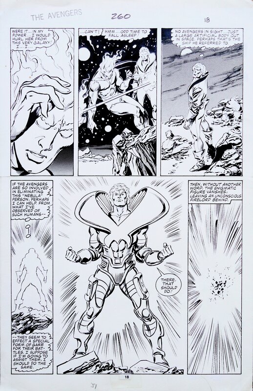 John Buscema, Tom Palmer, Roger Stern, Beyonder Secret Wars II Avengers 260 - Comic Strip