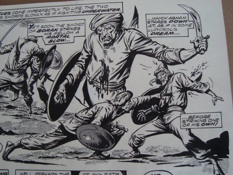 John Buscema, Yong Montaño, Roy Thomas, Robert E. Howard, Savage Sword Of Conan - Planche originale