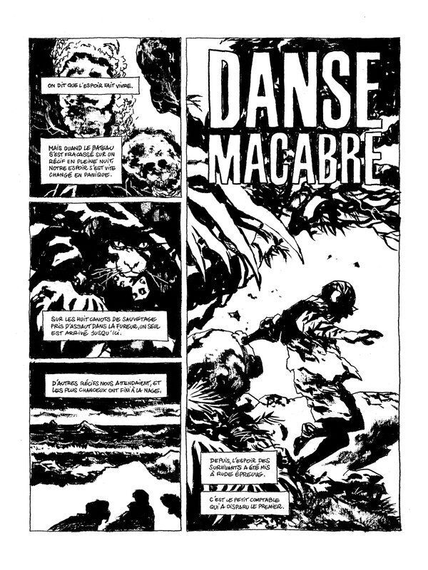 For sale - Cyrille Pomès - Danse macabre Page 1 - Comic Strip