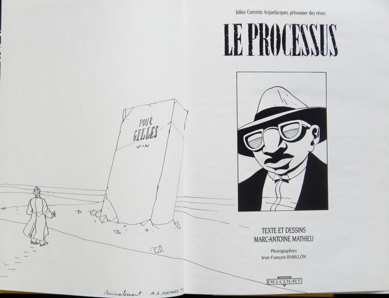 Le Procesus by Marc-Antoine Mathieu - Sketch