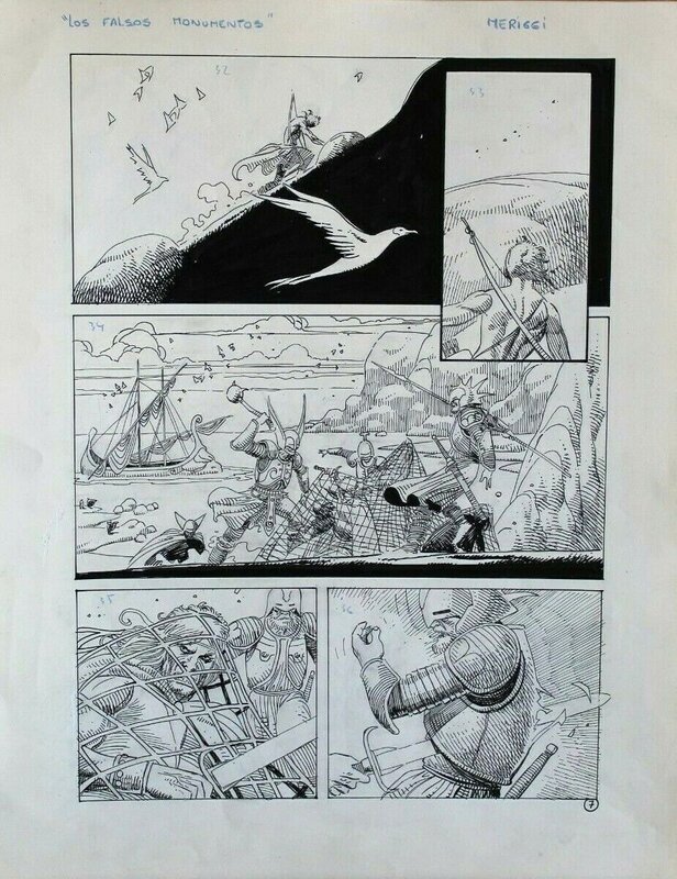 Rubén Meriggi - Los falsos monumentos, pg 07 - Comic Strip