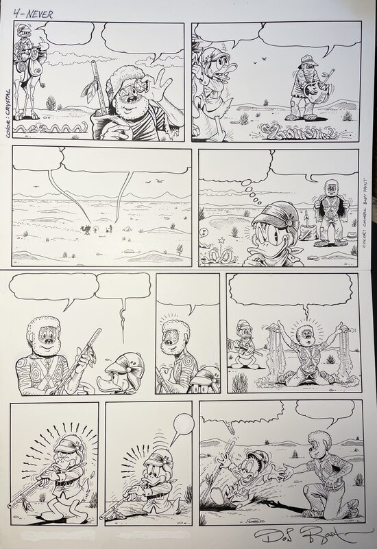 Don Rosa, La jeunesse de Picsou épisode 7, le rêveur du never never - Comic Strip