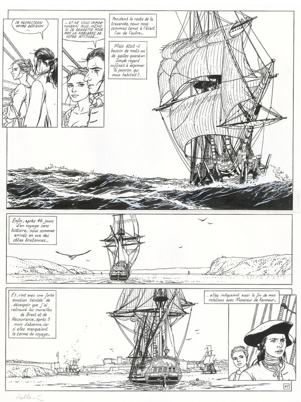 Patrice Pellerin, L’Épervier - Tome 6, planche 41 - Ma favorite - Comic Strip
