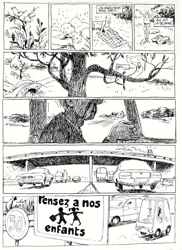 Pascal Rabaté, Les petits ruisseaux - Comic Strip