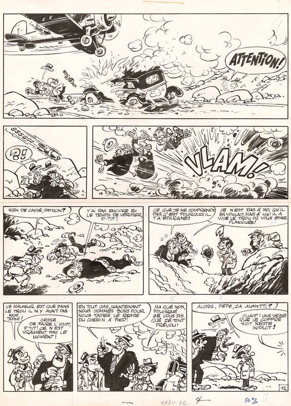 Berck, Sammy : Gorilles et spaghetti planche 12 - Comic Strip