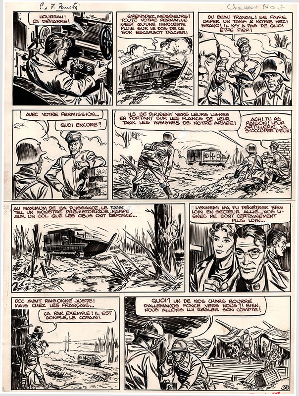 For sale - Fred & Liliane Funcken, Doc Silver planche 38 Le chasseur d'or - Comic Strip