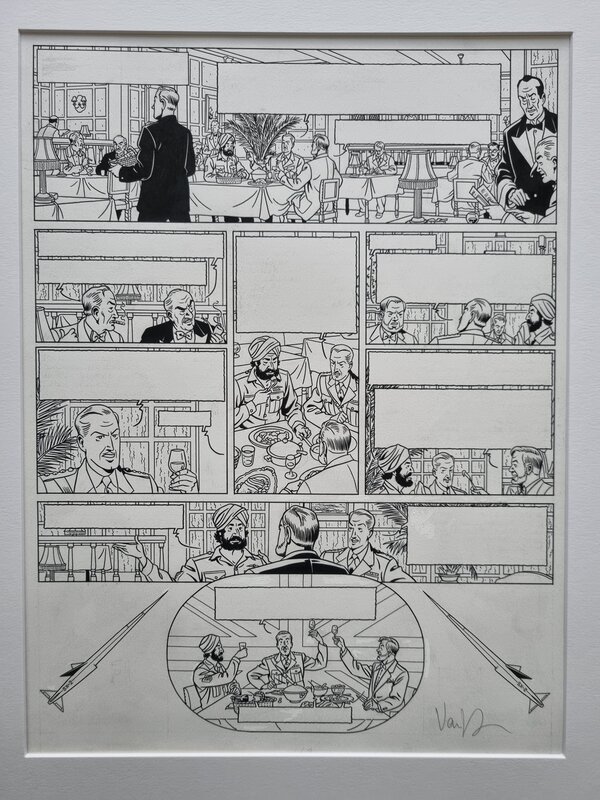 Peter Van Dongen, Edgar Pierre Jacobs, Teun Berserik, Blake et Mortimer - Le dernier espadon - planche 62 - Comic Strip