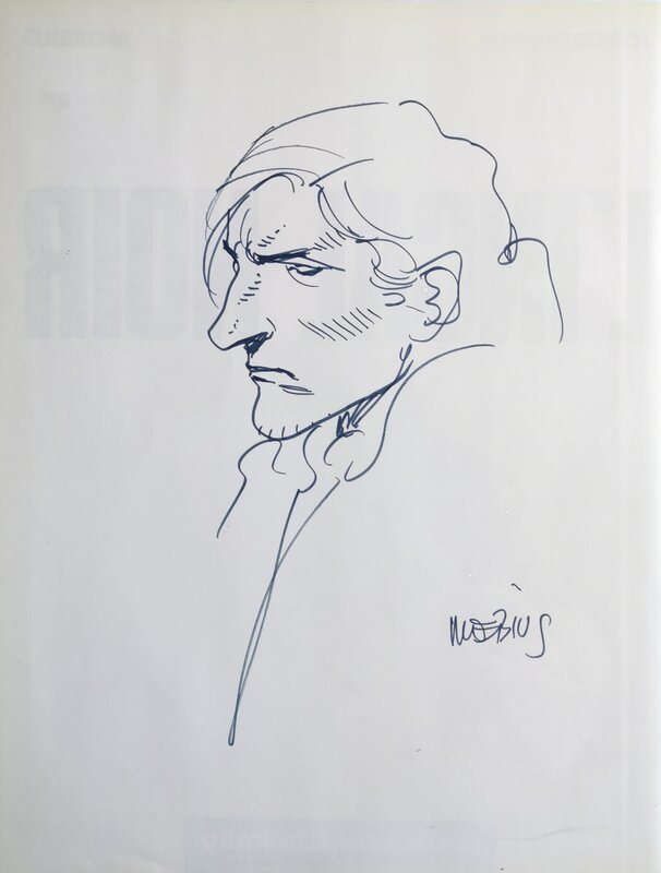 L'incal noir by Moebius - Sketch