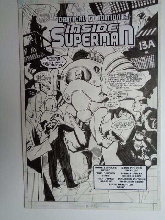 Doug Mahnke, Tom Ngyuen, Inside superman - Superman #102, page 2 - Comic Strip