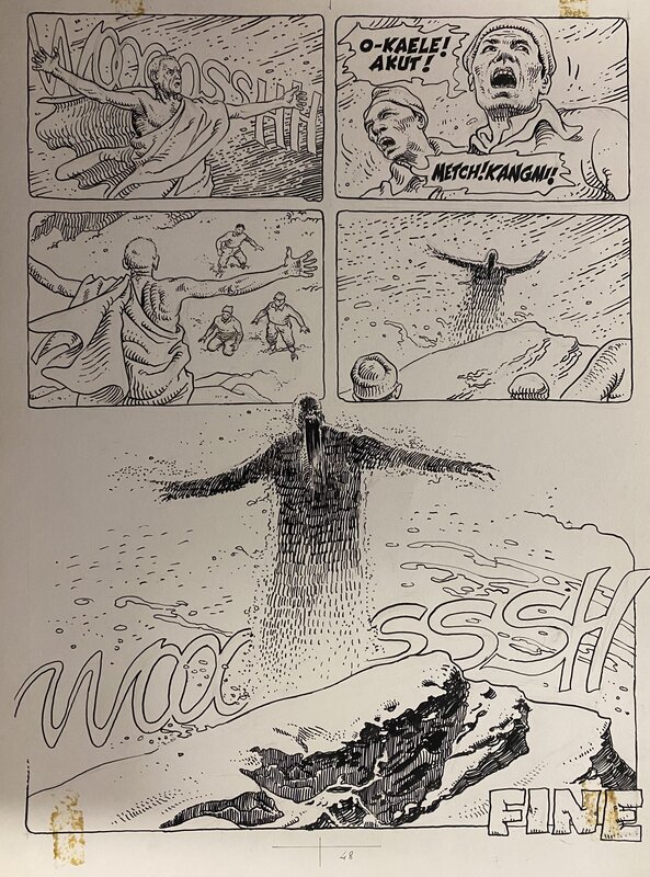 L’Homme des Neiges by Milo Manara - Comic Strip