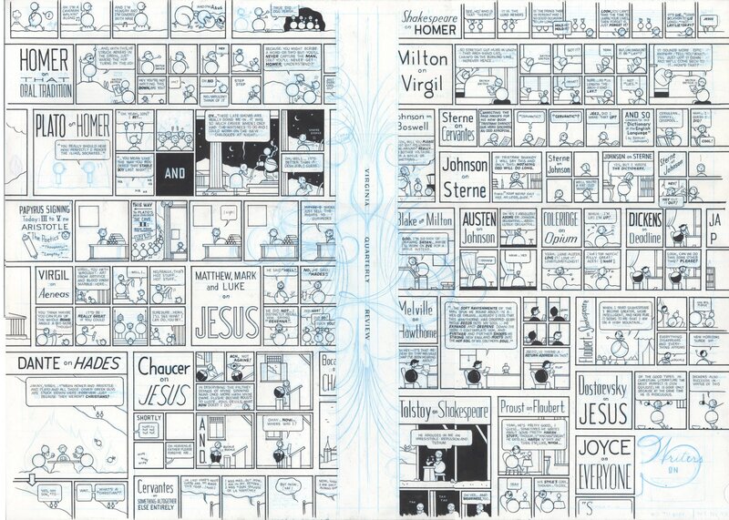 Writers on Writers by Chris Ware - Original Cover