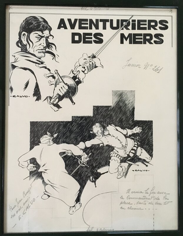 Edmond-François Calvo, Aventuriers des mers - Original Cover