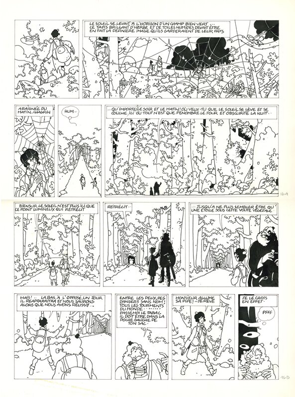 Laurent Parcelier, La Malédiction des 7 boules vertes - T1 - Le voyageur imprudent Pl 16 - Comic Strip