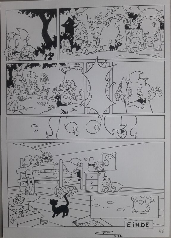 Kristof Berte, Lise op Monstereiland pagina 46 - Comic Strip