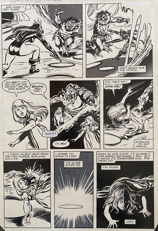 John Buscema, Tom Palmer, Magik (Illyana and Storm) - T2 p3 - Comic Strip
