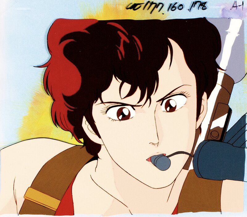 Tsukasa Hôjo, Tsukasa Hojo City Hunter / Nicky Larson #60 Cellulo de Production, Master Background (Sunrise, 1988). - Original art