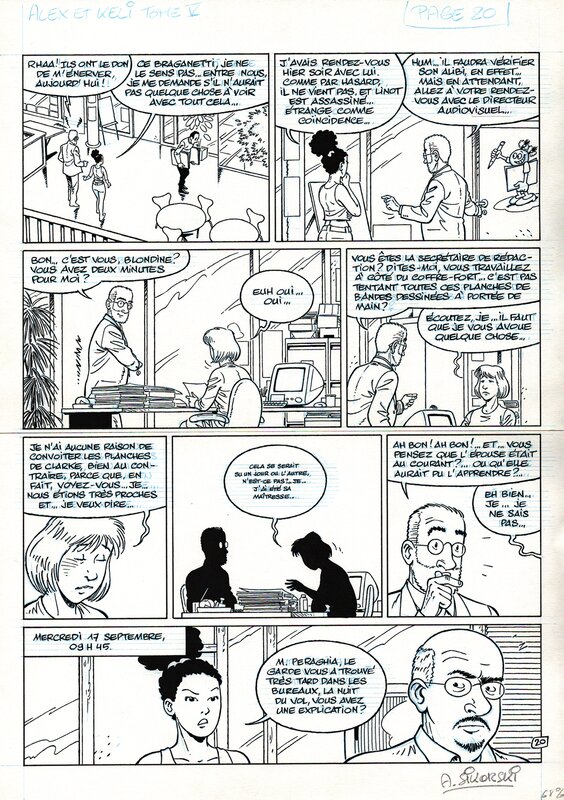 Alain Sikorski, Denis Lapière, La Clé du mystère (La Disparition - planche 20) - Comic Strip