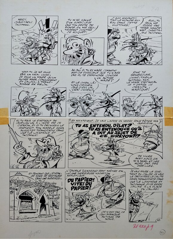 Jean Tabary, René Goscinny, Iznogoud: Noir dessins p 2 - Comic Strip