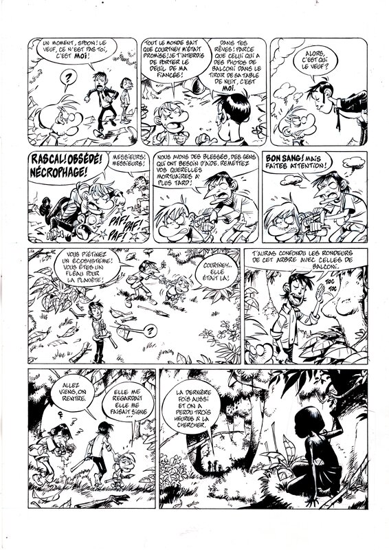 Simon Léturgie, Jean Léturgie, Spoon & White 8, planche 8 - Comic Strip