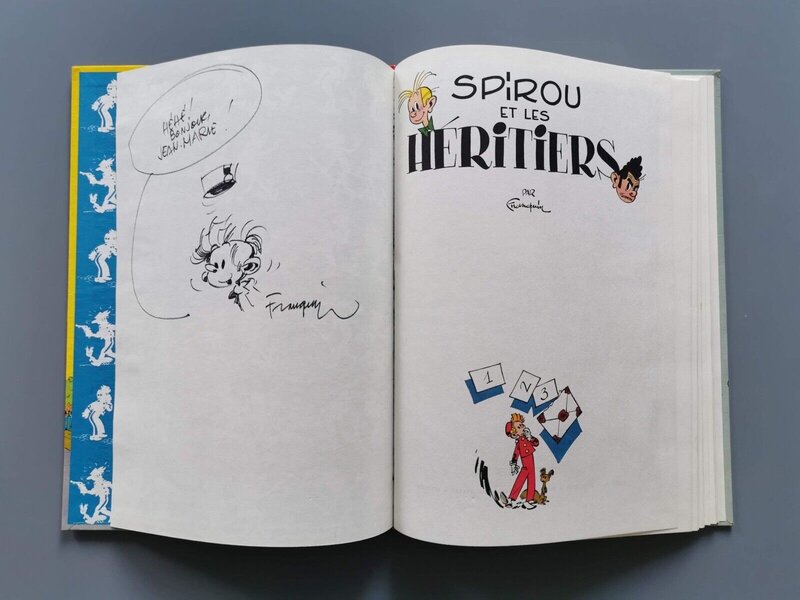 Spirou by André Franquin - Sketch