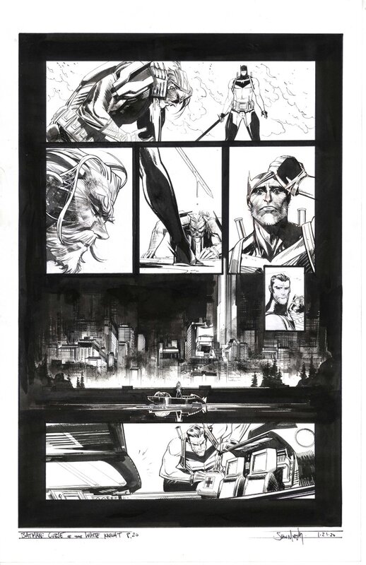 Sean Murphy, Batman : Curse of the white Knight # 8 page 20 - Comic Strip