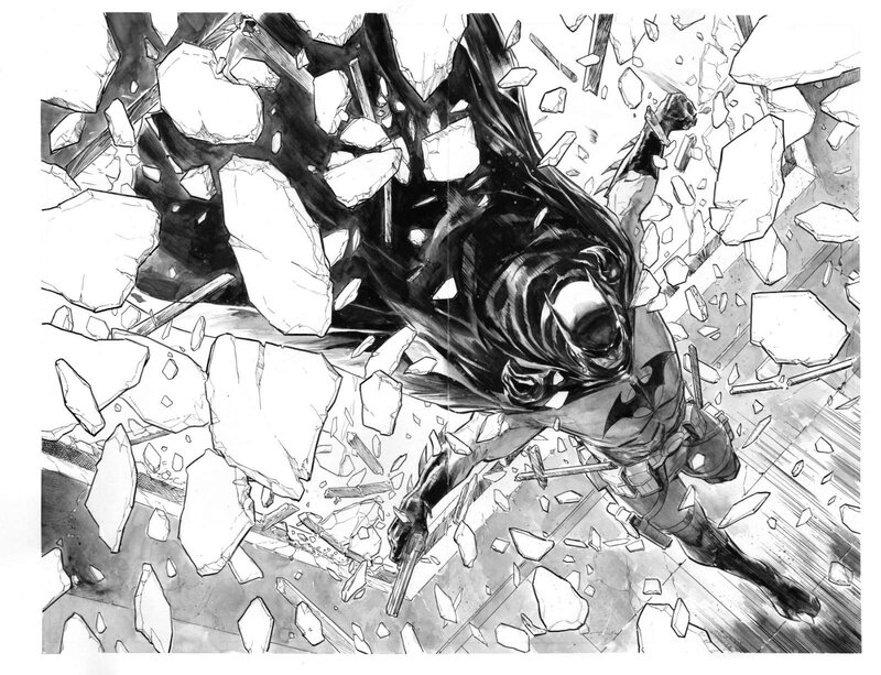 Alejandro Xermánico, Batman : Flashpoint Beyond# 5 PAGE 10- 11 - Planche originale