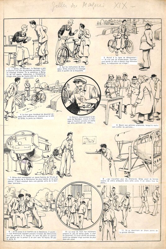 Gilles du maquis by Joseph Porphyre Pinchon, Cloval - Comic Strip
