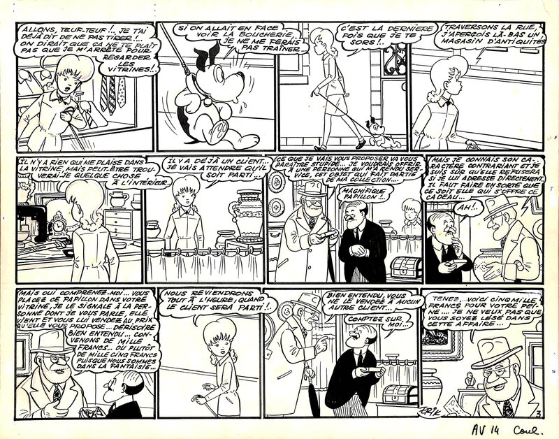 Finette détective by Érik - Comic Strip