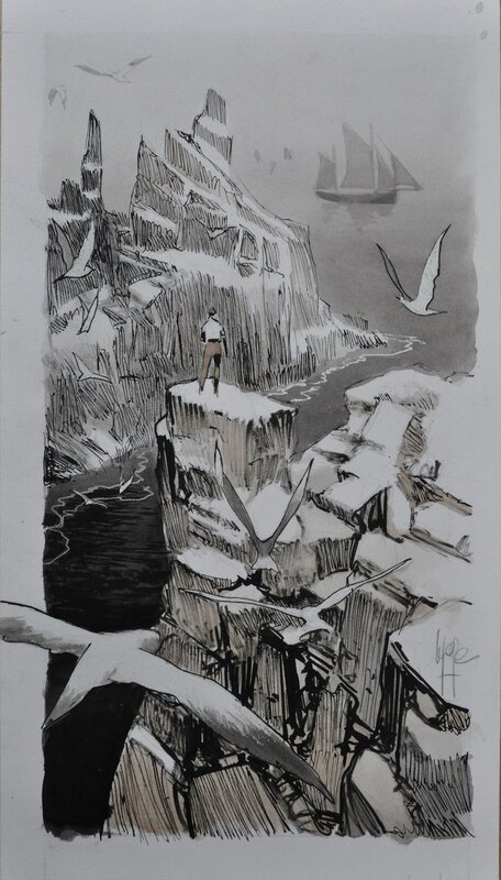 Emmanuel Lepage, Les voyages de Jules - Illustration originale