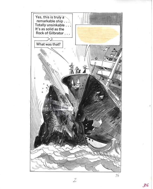 Jack Davis - (Titanic joke) Mad Pocket Page - Comic Strip