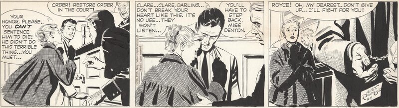 Alex Raymond, Rip Kirby - 8 Septembre 1953 - Comic Strip