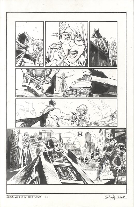 Sean Murphy, Batman: Curse of the White Knight #6 page 11 - Planche originale