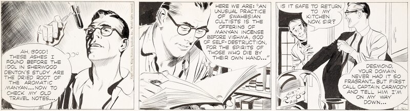 Alex Raymond, Rip Kirby - 28 Septembre 1953 - Comic Strip