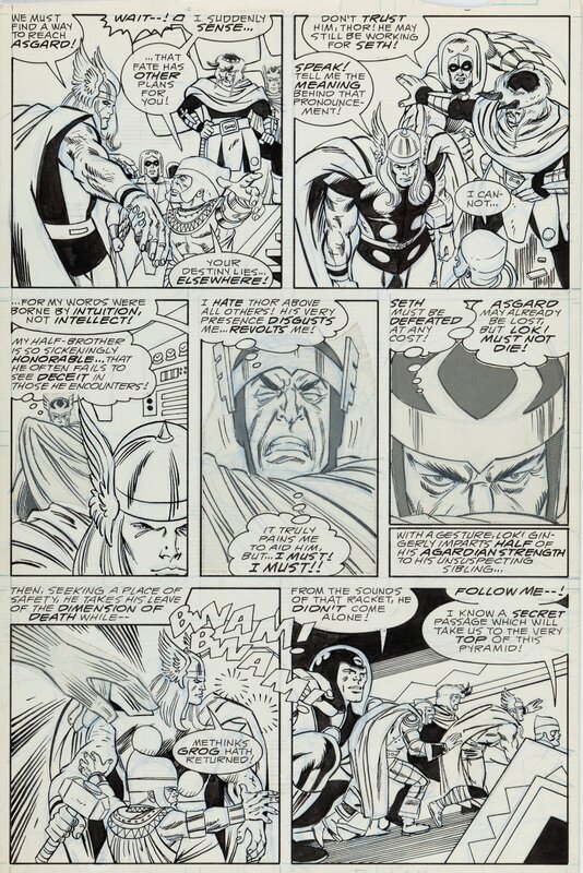 Thor - T398 p.12 by Ron Frenz - Comic Strip
