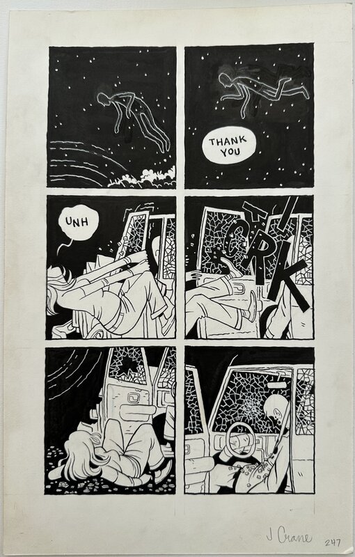 Jordan Crane, Keeping Two - p247 - Above the Lights, Thank You - Comic Strip
