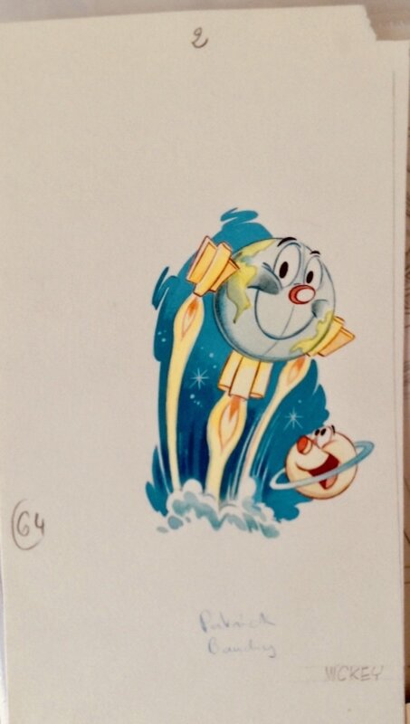 Claude Marin, Walt Disney, Vers l'infini et au delà ;o) - Original Illustration