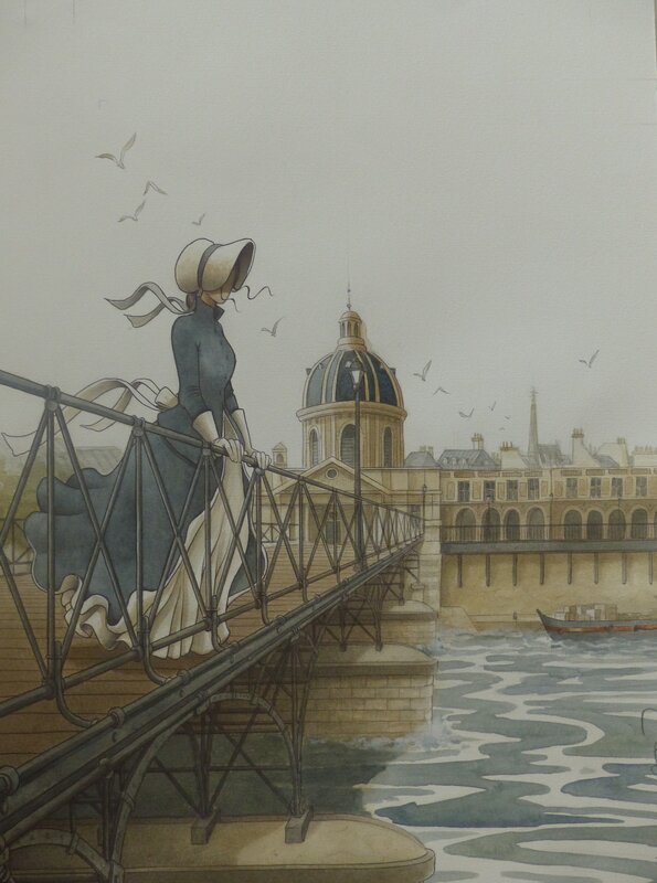 Marie Jaffredo, Couverture Les damnés de Paris - Couverture originale