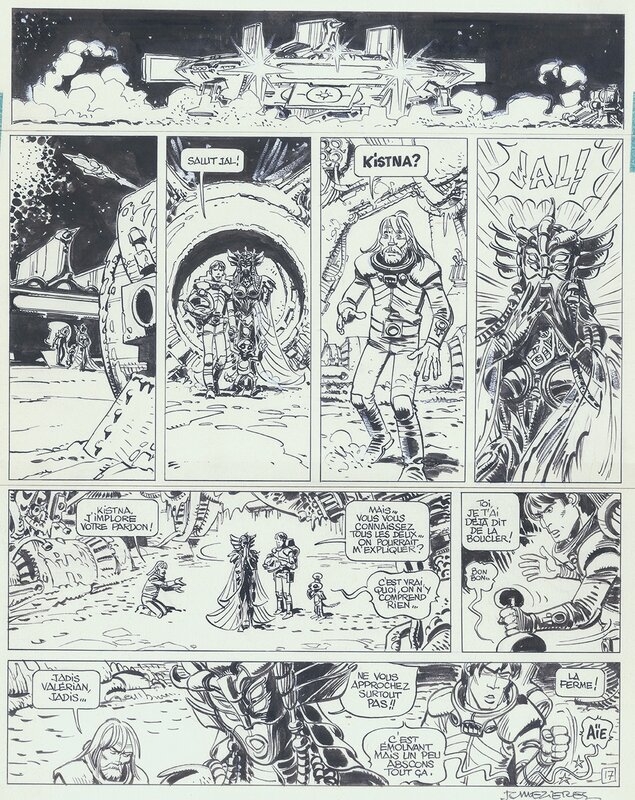 Jean-Claude Mézières, Valérian et Laureline - Otages de l'Ultralum - T16 p.17 - Comic Strip