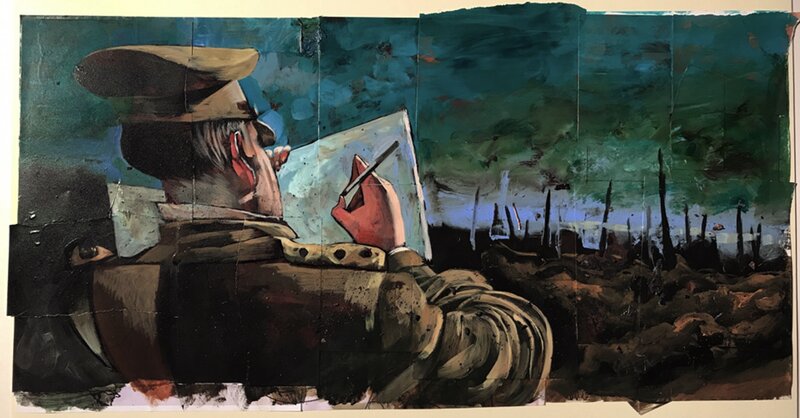 For sale - Dave McKean, Black Dog: The Dreams of Paul Nash, Page #59A - Comic Strip