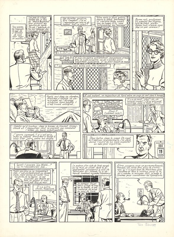 For sale - Ted Benoit, L'Affaire Francis Blake - Comic Strip