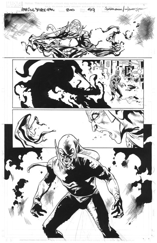 Stuart immonen amazing spider-man 800 pg 59 - Comic Strip