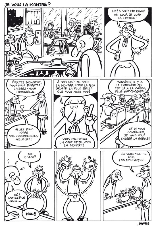 For sale - Je vous la montre? by Éric Ivars - Comic Strip