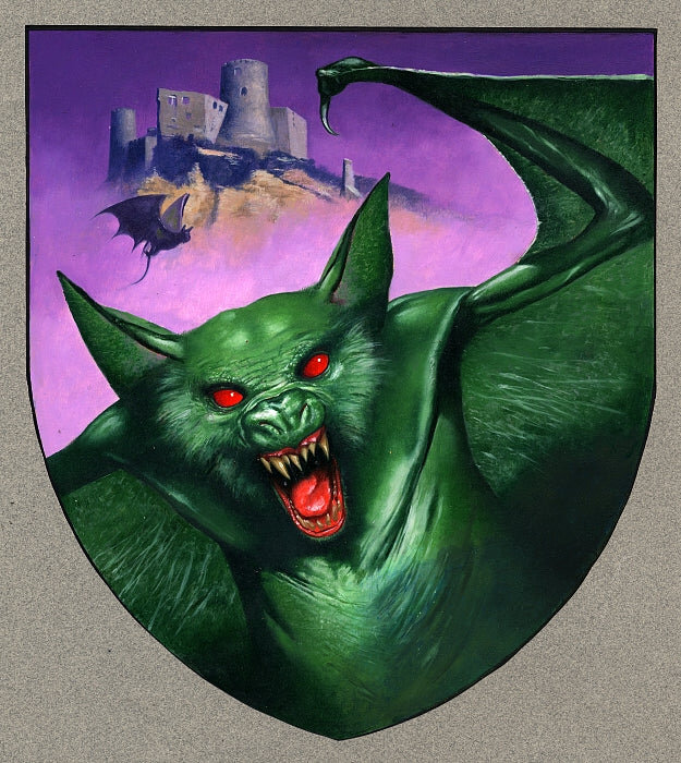 Les Edwards, Grail Quest : The Castle of Darkness - Original Illustration