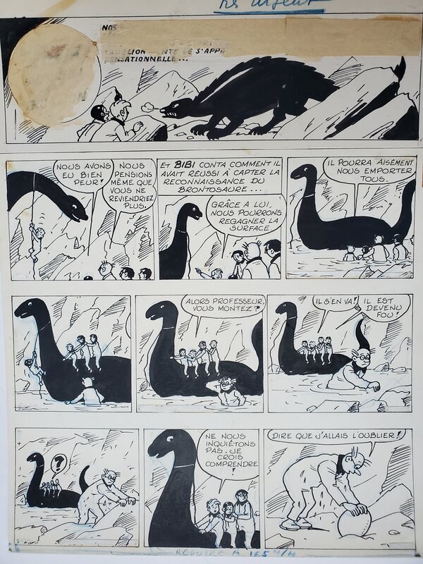 Pierre Lacroix, BIBI FRICOTIN SPELEOLOGUE - Comic Strip