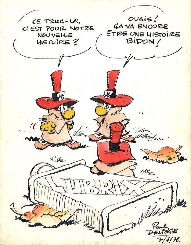 Paul Deliège, Les Krostons / De Krobbels - Original Illustration