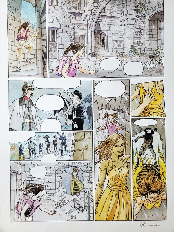 Christophe Carmona, LES AVENTURES D'ALINE  couleur directe - Comic Strip
