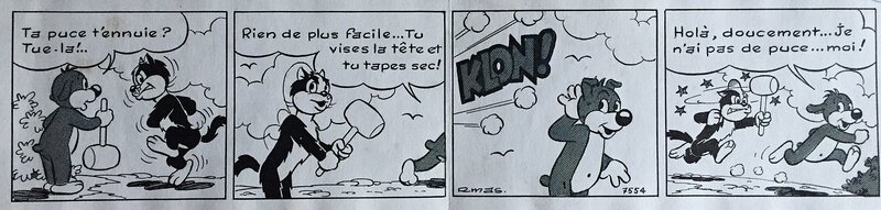Roger Mas, José Cabrero Arnal, Mas, Pif et Hercule, Strip l'Humanité#7554, Pif Gadget#47, 1970. - Comic Strip