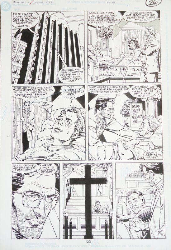 Superman 470 by Dan Jurgens, Art Thibert - Comic Strip
