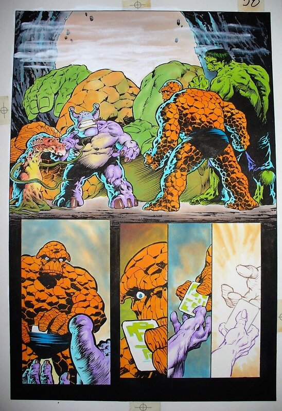 Berni Wrightson, Jim Starlin, The incredible Hulk and the Thing: The Big Change - Planche originale